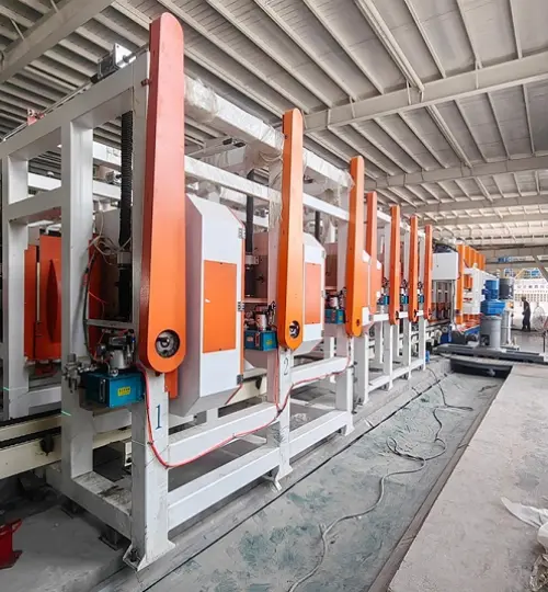 Inner Mongolia Ordos customer 300 cubic meters per day lightweight block production line project